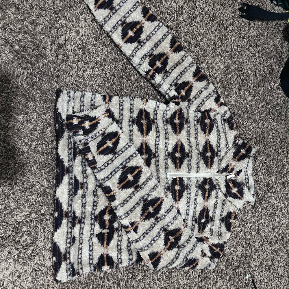 fleece aero quarter zip jacket